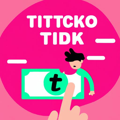 Một người kiếm tiền từ TikTok thông qua nội dung tài trợ